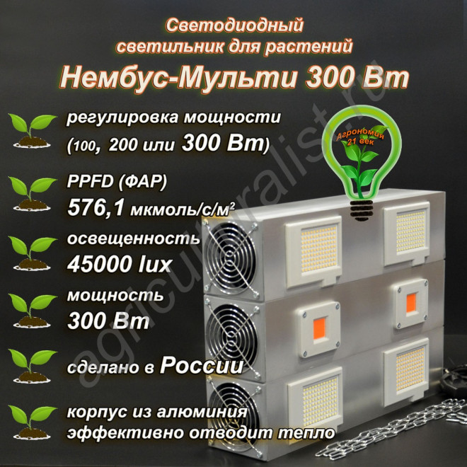 300Вт Нембус-Мульти" Quantum Board/Samsung 281b лампа дневного света квантум борд 100Вт 200ВТ 300BT, диммируемый, для растений, цветов, выращивания в теплицах 300Вт Нембус-Мульти" Quantum Board/Samsung 281b лампа дневного света квантум борд 100Вт 200ВТ 300BT, диммируемый, для растений, цветов, выращивания в теплицах