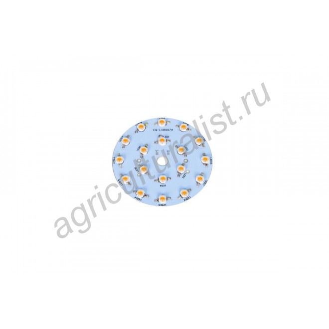 Сборка LED круглая 54Вт на 3-ваттных светодиодах полного спектра